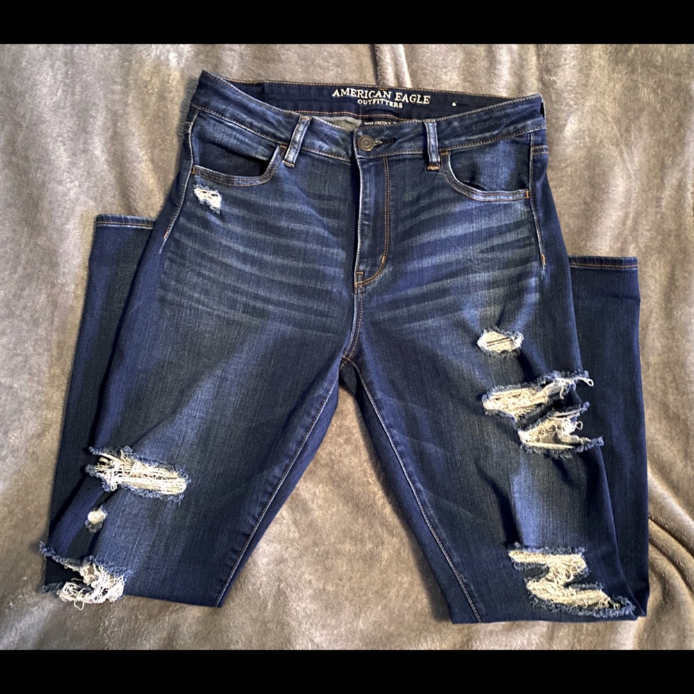 ❗️SOLD AE Super Stretch X Hi Rise Jeggings
